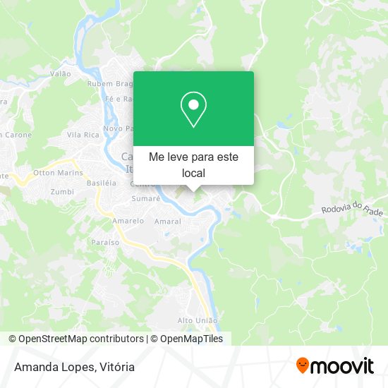 Amanda Lopes mapa