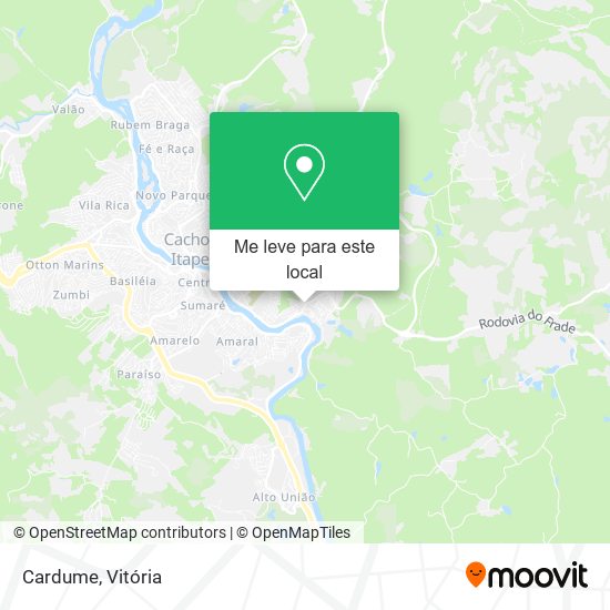 Cardume mapa