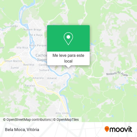 Bela Moca mapa