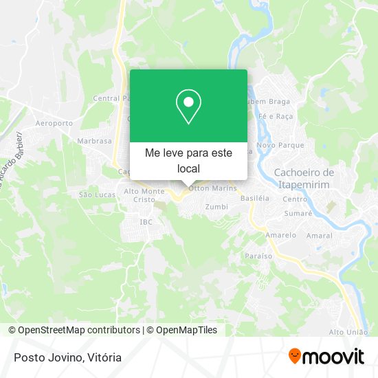 Posto Jovino mapa