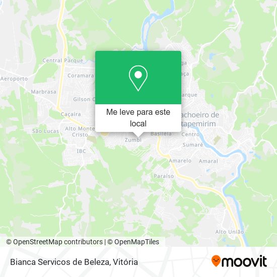 Bianca Servicos de Beleza mapa