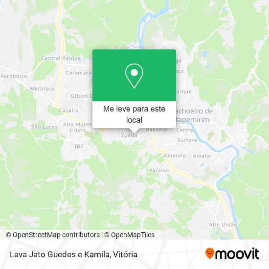 Lava Jato Guedes e Kamila mapa