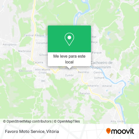 Favoro Moto Service mapa