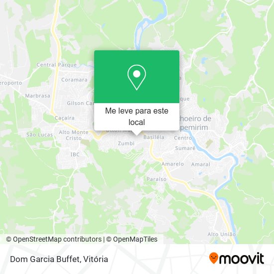 Dom Garcia Buffet mapa