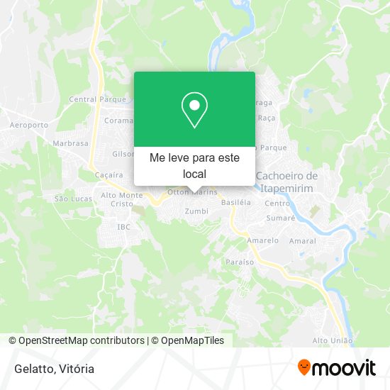 Gelatto mapa