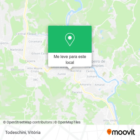 Todeschini mapa