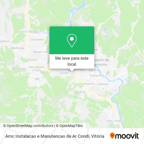Amc Instalacao e Manutencao de Ar Condi mapa