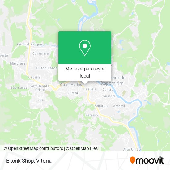 Ekonk Shop mapa