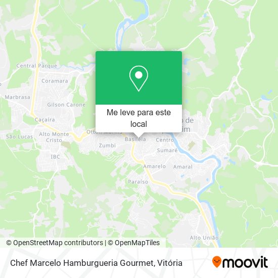 Chef Marcelo Hamburgueria Gourmet mapa