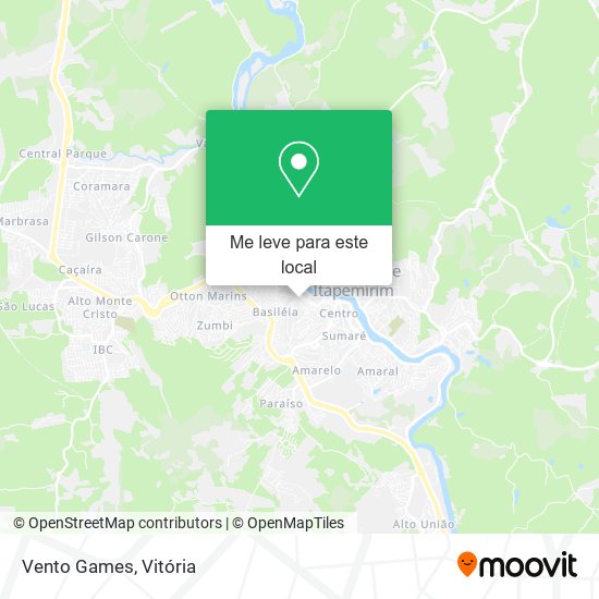Vento Games mapa