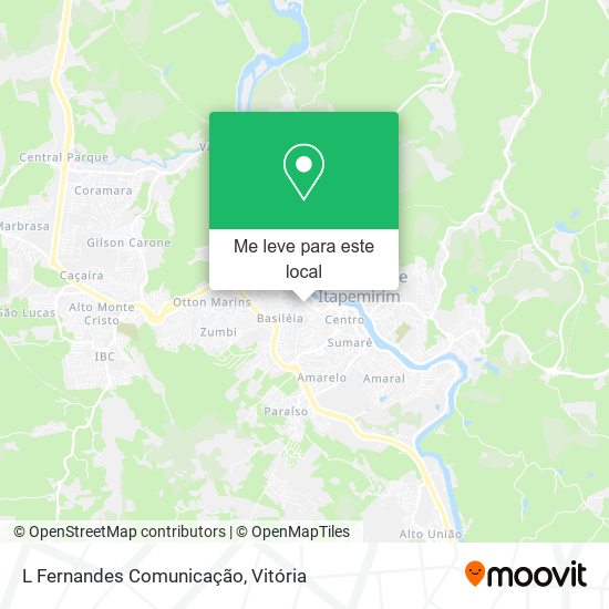 L Fernandes Comunicação mapa