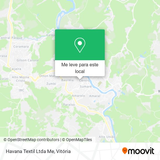 Havana Textil Ltda Me mapa