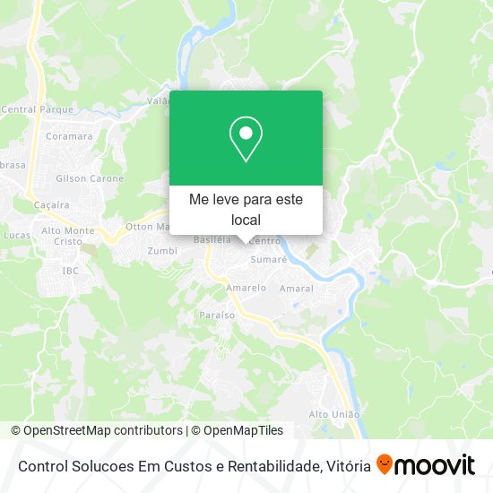 Control Solucoes Em Custos e Rentabilidade mapa