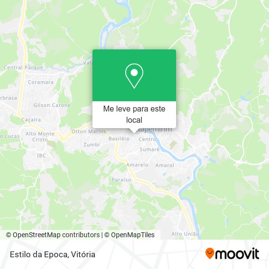 Estilo da Epoca mapa