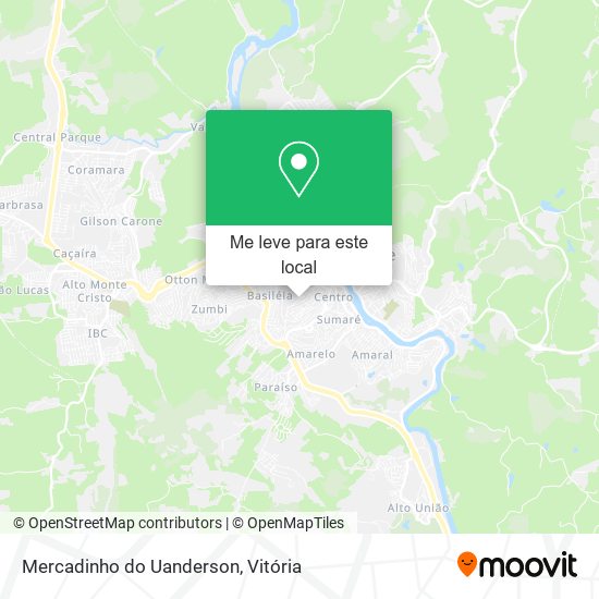 Mercadinho do Uanderson mapa