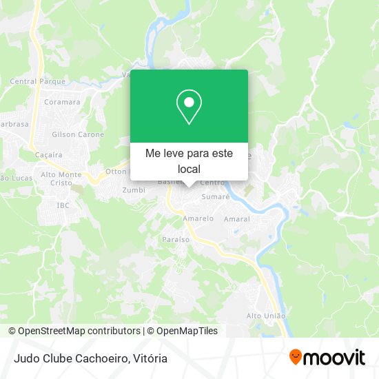 Judo Clube Cachoeiro mapa