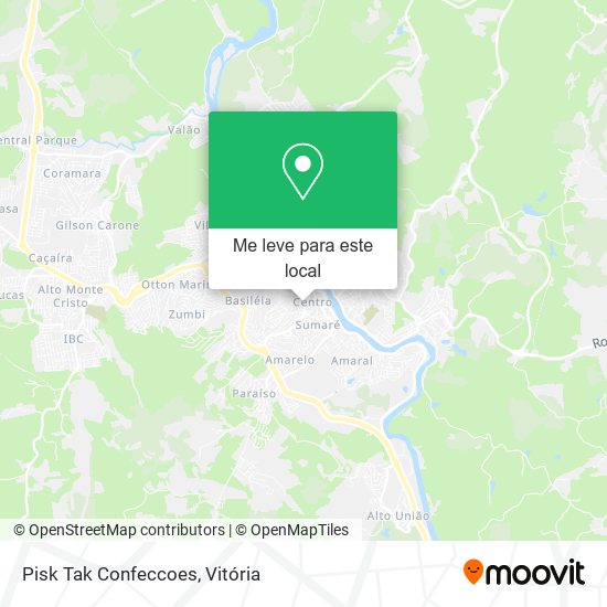 Pisk Tak Confeccoes mapa