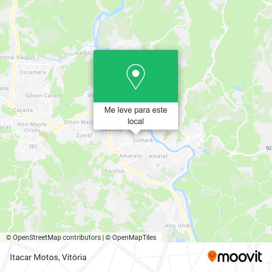 Itacar Motos mapa