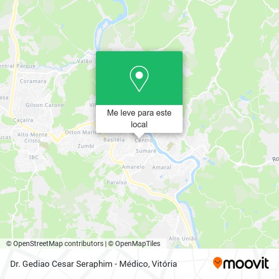 Dr. Gediao Cesar Seraphim - Médico mapa