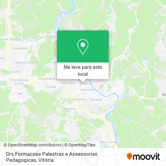 Drs Formacoes Palestras e Assessorias Pedagogicas mapa