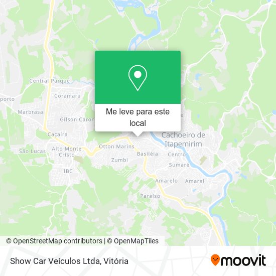 Show Car Veículos Ltda mapa