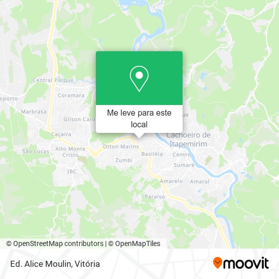 Ed. Alice Moulin mapa
