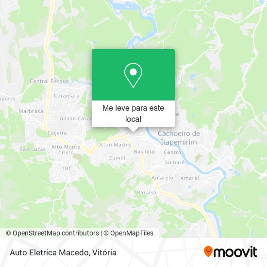 Auto Eletrica Macedo mapa