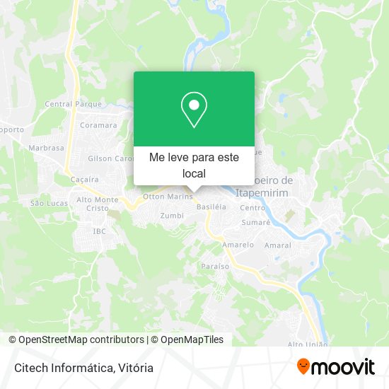 Citech Informática mapa