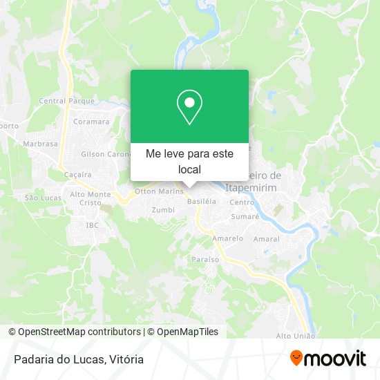 Padaria do Lucas mapa