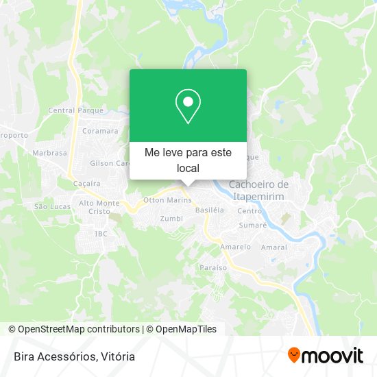 Bira Acessórios mapa