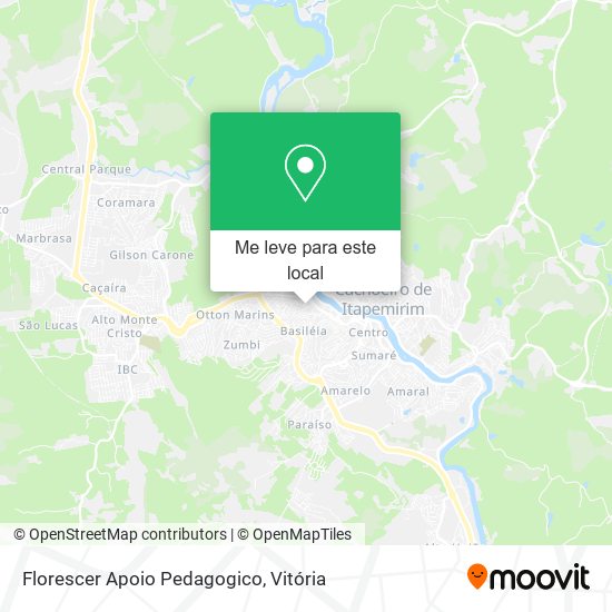 Florescer Apoio Pedagogico mapa