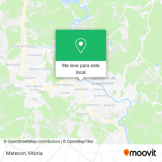 Matecon mapa