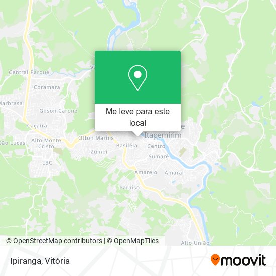 Ipiranga mapa