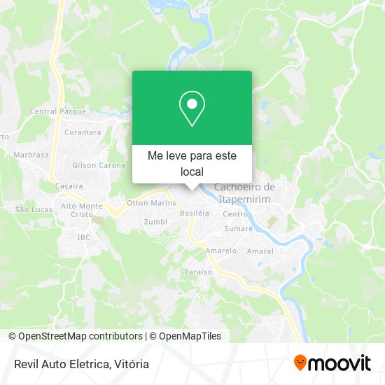 Revil Auto Eletrica mapa