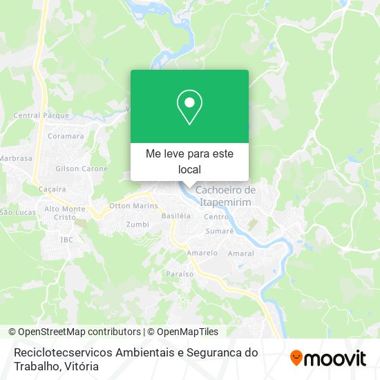 Reciclotecservicos Ambientais e Seguranca do Trabalho mapa
