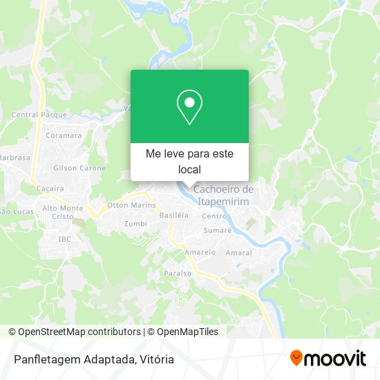 Panfletagem Adaptada mapa