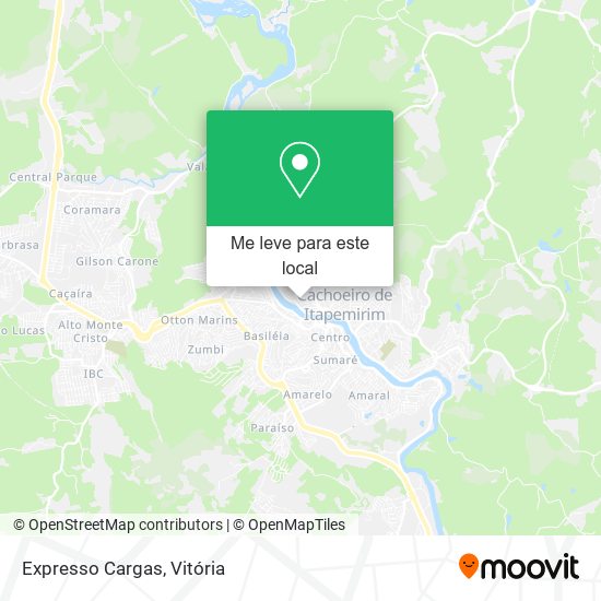 Expresso Cargas mapa