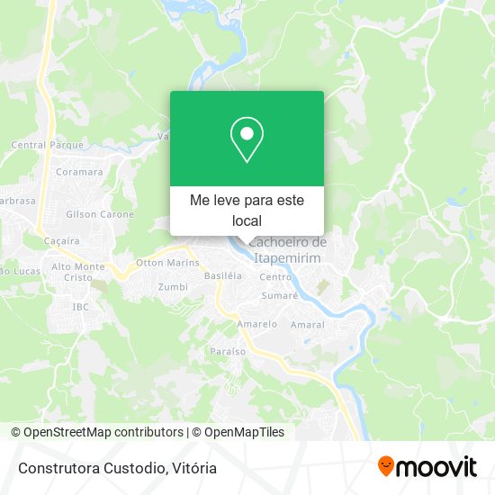 Construtora Custodio mapa