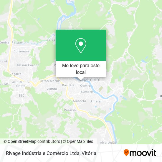 Rivage Indústria e Comércio Ltda mapa