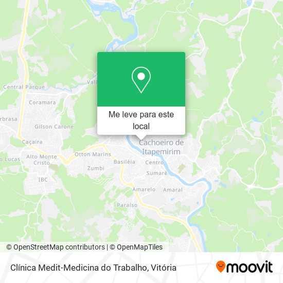 Clínica Medit-Medicina do Trabalho mapa