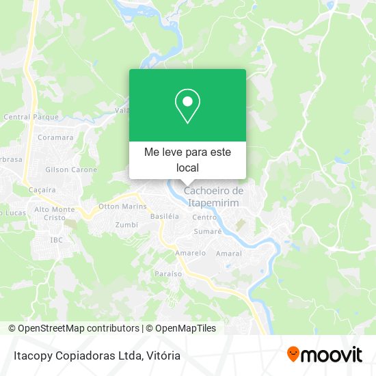 Itacopy Copiadoras Ltda mapa