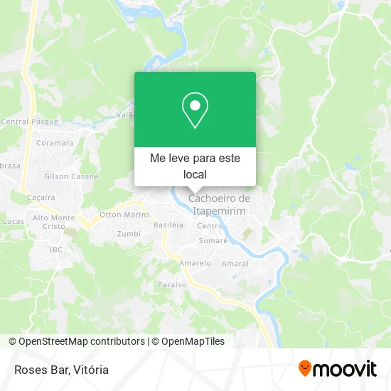 Roses Bar mapa