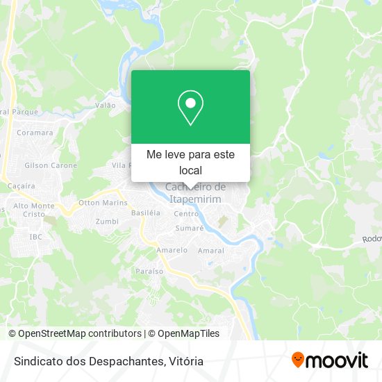 Sindicato dos Despachantes mapa