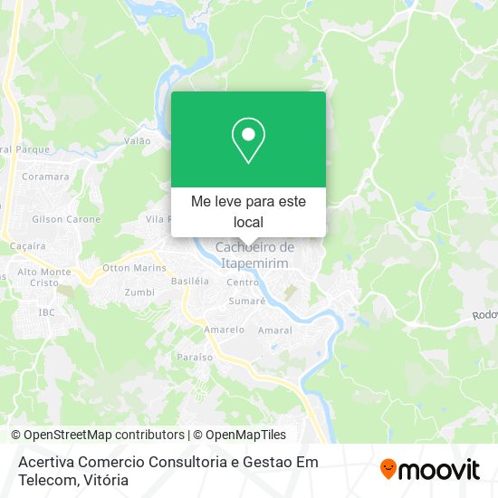 Acertiva Comercio Consultoria e Gestao Em Telecom mapa