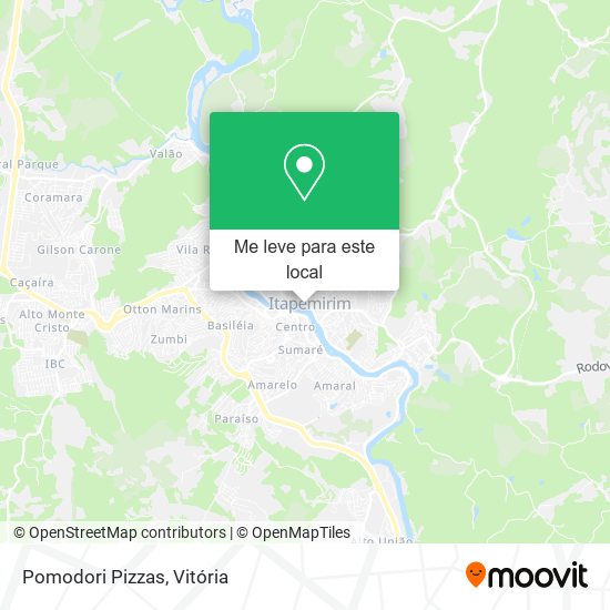 Pomodori Pizzas mapa