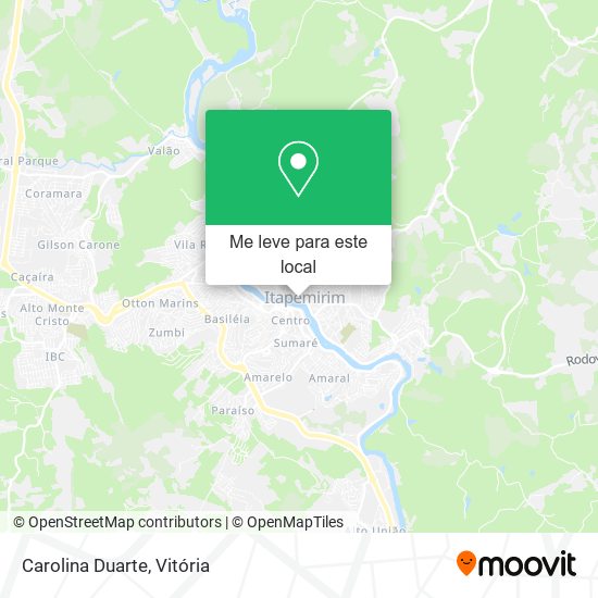 Carolina Duarte mapa