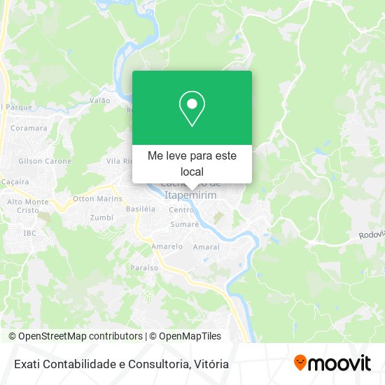 Exati Contabilidade e Consultoria mapa