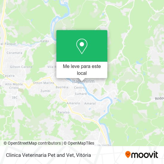 Clinica Veterinaria Pet and Vet mapa