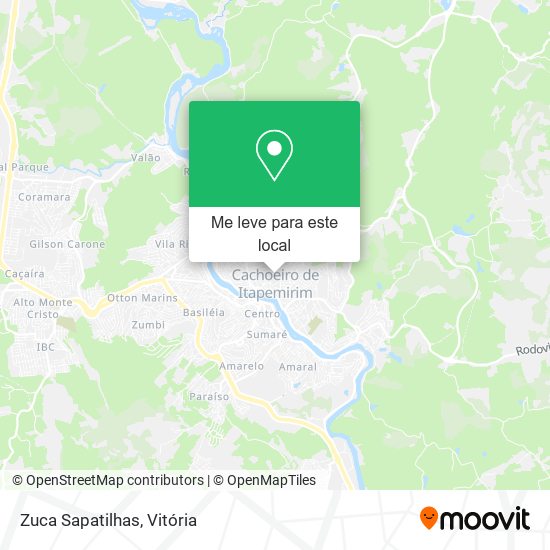 Zuca Sapatilhas mapa