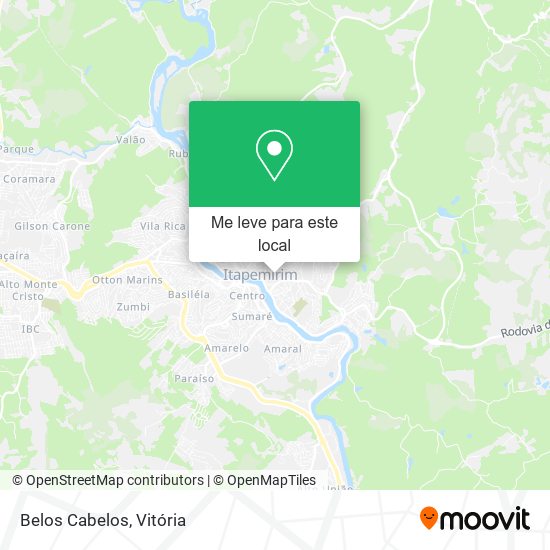 Belos Cabelos mapa